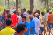 জয়পুরহাটে ফুটপাত দখলমুক্ত করতে অভিযান