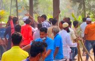 জয়পুরহাটে ফুটপাত দখলমুক্ত করতে অভিযান