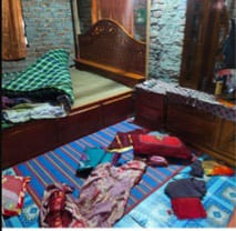 বাগমারায় ছাত্রলীগ নেতার বাড়িতে হামলা