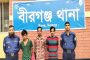 দিনাজপুরের বীরগঞ্জে ট্যাপেন্টাডল ট্যাবলেটসহ তিন মাদক কারবারি আটক
