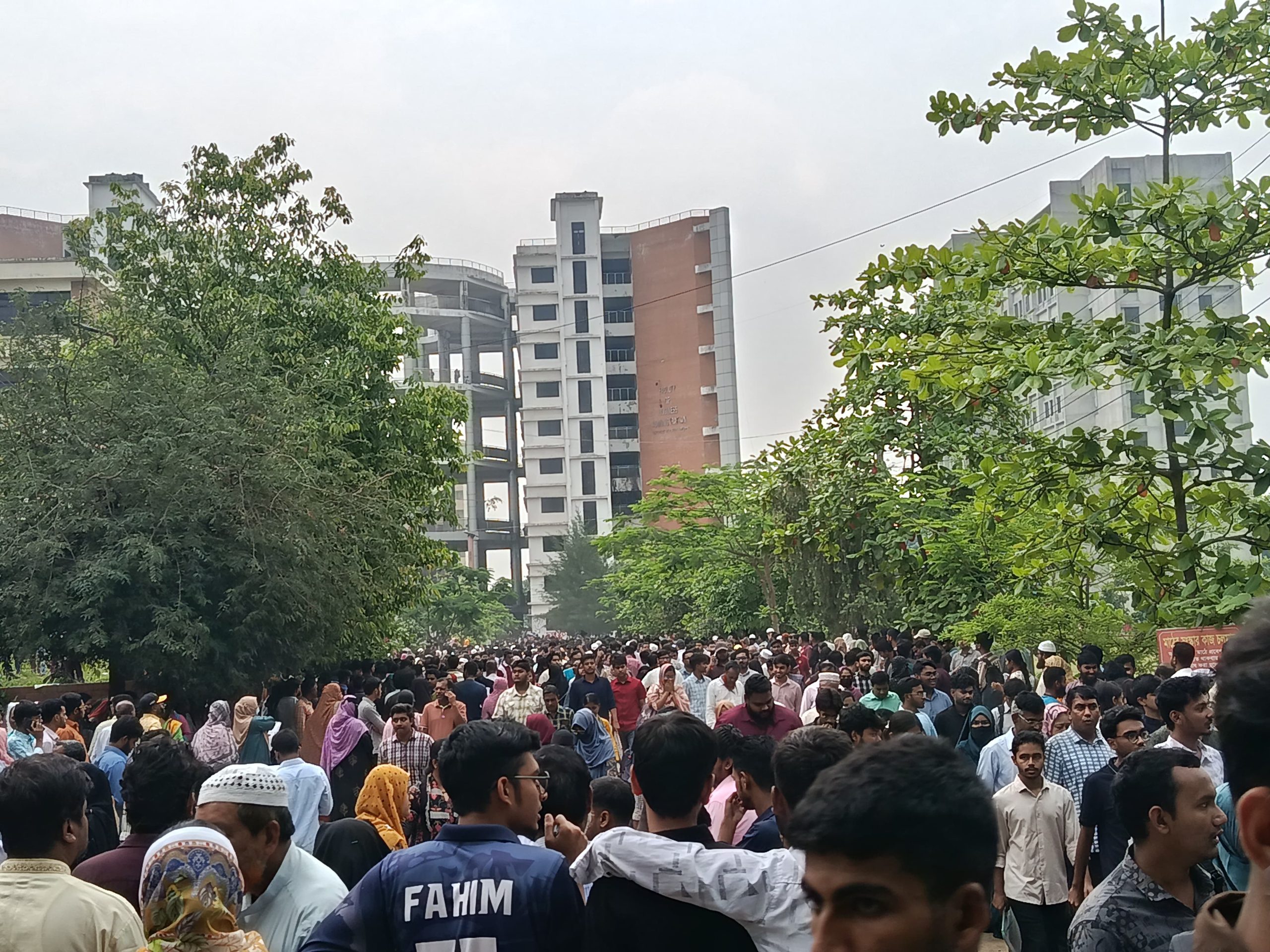 নজরুল বিশ্ববিদ্যালয় কেন্দ্রে জিএসটি ‘এ’ ইউনিটের ভর্তি পরীক্ষা সম্পন্ন
