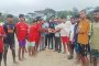 শ্যামনগর উপজেলা রিপোর্টার্স ক্লাবের উদ্যোগে কৈখালীতে ফুটবল উপহার প্রদান