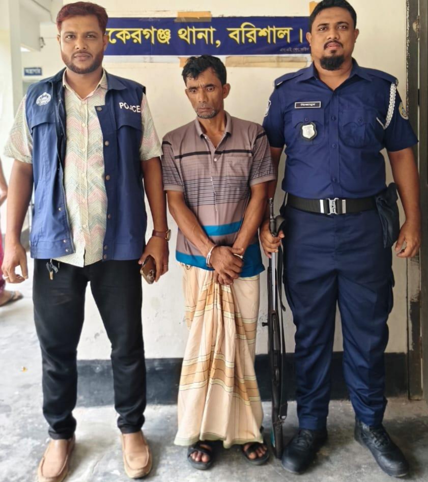 বাকেরগঞ্জে ৩২ পিস ইয়াবাসহ মাদক ব্যবসায়ী সিজন গাজী আটক