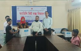 শ্যামনগরে সুবিধাবঞ্চিত শিশু ও পরিবারকে ইউনিসেফের সহায়তায় ফ্যামিলি কিট বিতরণ