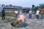কাহারোলে নিষিদ্ধ চায়না দুয়ারি ও কারেন্ট জাল জব্দ, জনসম্মুখে ধ্বংস
