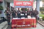 দিনাজপুরে ৪২ বিজিবির অভিযানে ১ কোটি ২৯ লক্ষ ৯০ হাজার টাকা মূল্যমানের কষ্টি, বেলে ও শ্বেত পাথরের খন্ডাংশ উদ্ধার উদ্ধার